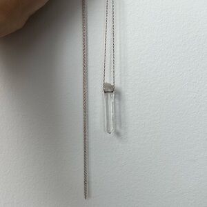 🖤3 for 30🖤 Gold Plated Sterling Silver Crystal Pendant Necklace